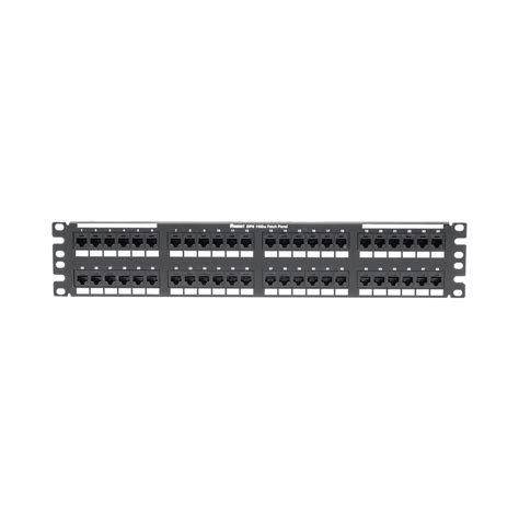 Panel De Parcheo 48 Puertos CAT6A Panduit DP486X88TGY De Impacto