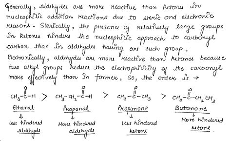 Arrange The Following Compounds In Increasing Order Of Their Reactivity