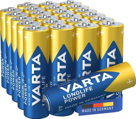 VARTA Longlife Power AA Mignon LR6 Batterie 24er Pack Alkaline