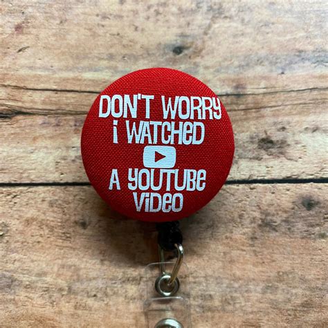 Dont Worry-youtube Badge - Etsy
