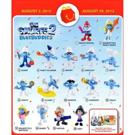 Jual Figur Toys The Smurfs2 Mcdonald Happy Meal Shopee Indonesia