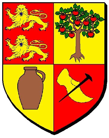 Blason De Ger Manche Coat Of Arms Crest Of Ger Manche