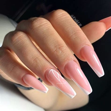 35 Magnificent Ballerina Nail Shape Designs Ballerina Nails Shape