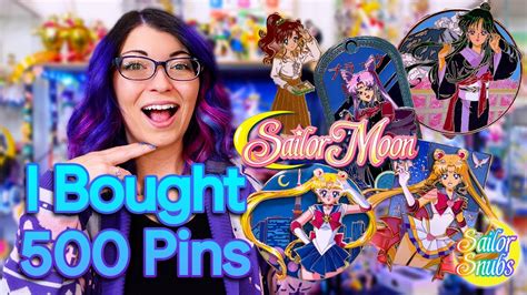 How To Get Into Pin Collecting I Bought Over 500 Sailor Moon Pins Pt 2