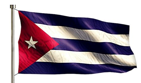 Bandera Nacional De Cuba Aislado Fondo Blanco D Descargar Fotos Gratis