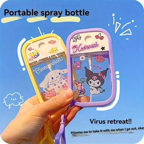 Sanrio Bottiglia Spray Portatile Con Cartuccia Autorizzata Sanrio In