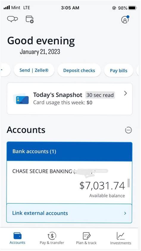 An Iphone Screen Showing The Account Details For Bank Balances And Credit Cards On It