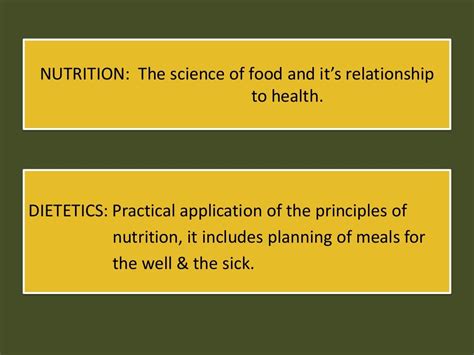 Nutrition And Dietetics 2