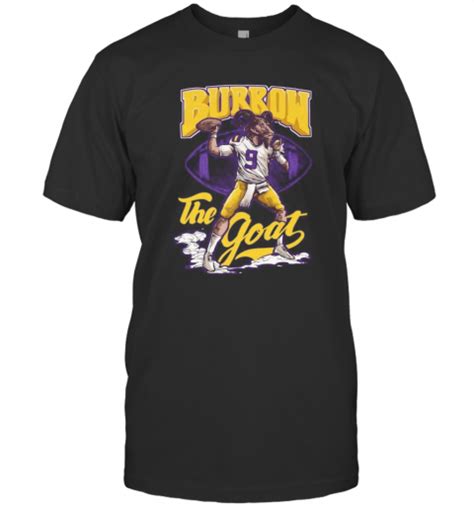 Joe Burrow Lsu Tigers Football The Goat T-Shirt - Trend Tee Shirts Store