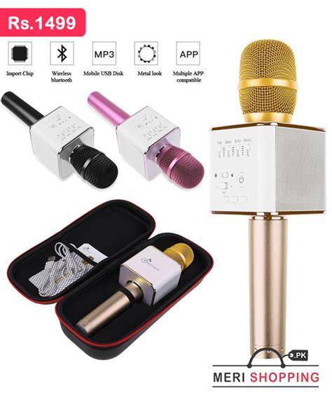 Bluetooth Microphone/Speaker Handheld Mic Rs.1499 Only