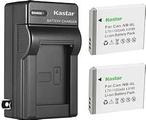 Amazon Kastar 2 Pack Battery And AC Wall Charger Replacement For