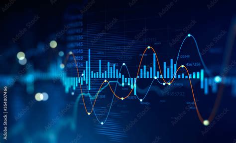 Stock market and trading, digital graph Stock Photo | Adobe Stock