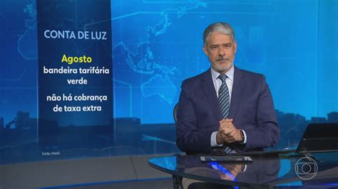 Conta De Luz Segue Bandeira Verde Em Agosto Jornal Nacional G1