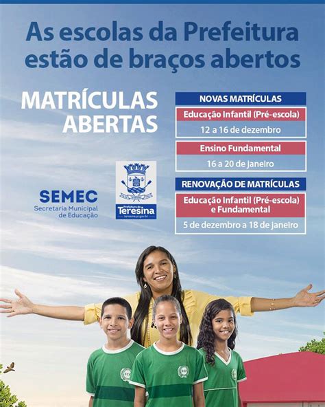 Semec Divulga In Cio De Matr Culas Para Escolas Da Rede P Blica Gp