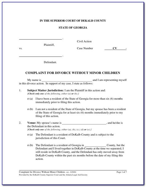 Dekalb County Probate Forms