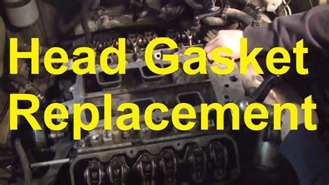 How To Replace The Head Gasket And Intake Manifold Gaskets On A Gm 3800 Engine Youtube