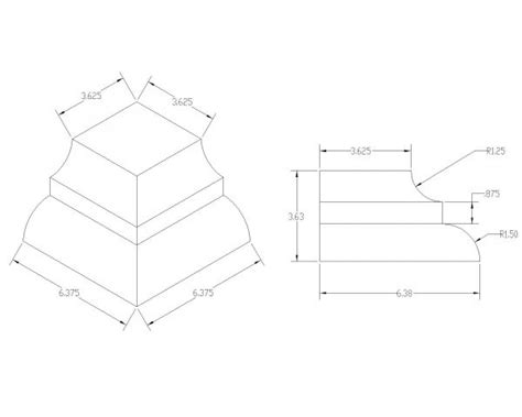 Isometric Views With Sectional Details Of Concrete Work Dwg 58