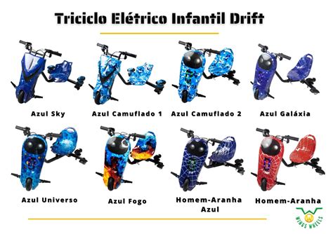 Triciclo El Trico Infantil Drift Wings Wheels