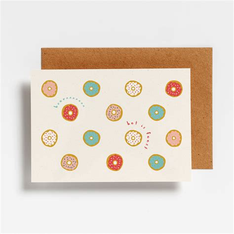 Donuts Wenskaart Gouts Et Couleurs