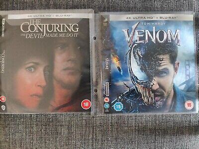 4K Films Two Discs With Blu Ray Copy Also Venom The Conjuring Devil