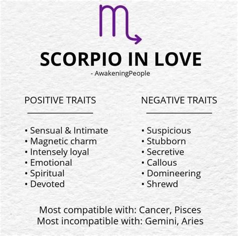 The Sensual Side Of Scorpio Positive And Negative Traits