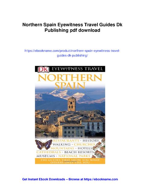 Eyewitness Guide Northern Spain Travel 8