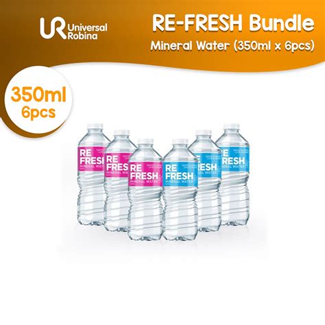 6 x Refresh Mineral Water (350ml) | Shopee Philippines