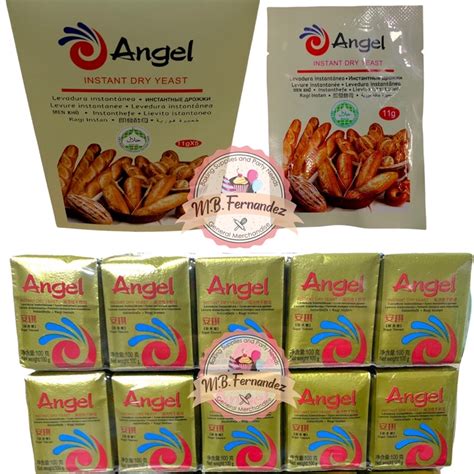 Angel Instant Dry Yeast 100g And 11g Sachet For Baking Shopee Philippines