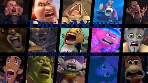 Dreamworks Screaming Compilation V2 Youtube