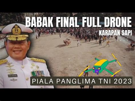 Full Drone Karapan Sapi Piala PANGLIMA TNI 2023 Dan Penyerahan Hadiah