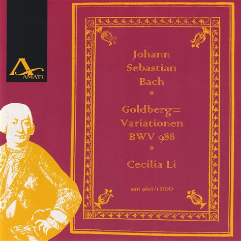 Johann Sebastian Bach Goldberg Variationen Ami 96021