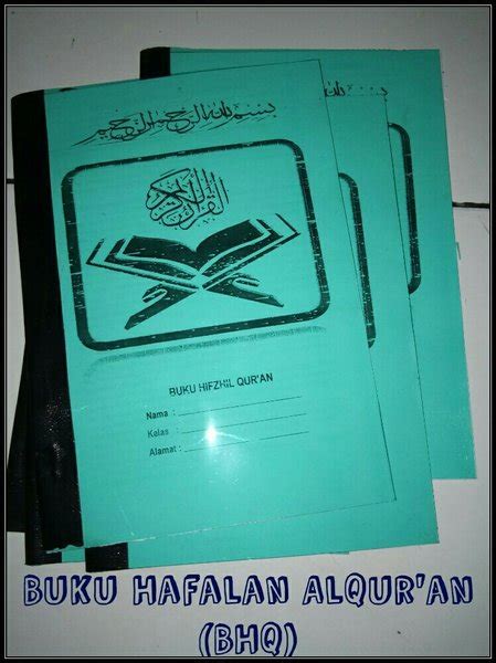 Jual Buku Hafalan Al Quran Hifzhil Quran Murojaah Setoran Disertai