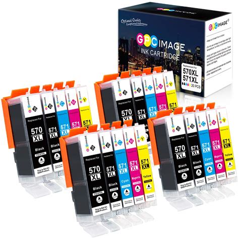 Gpc Image Pack Pgi Xl Cli Xl Compatible Ink Cartridges For