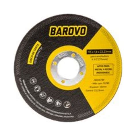 Disco De Corte 4 1 2 Barovo 11516 Wa46tbf Materiales Basualdo