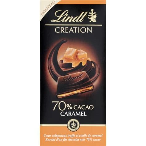 Lindt Chocolat Noir De Cacao Au Caramel Monoprix Fr