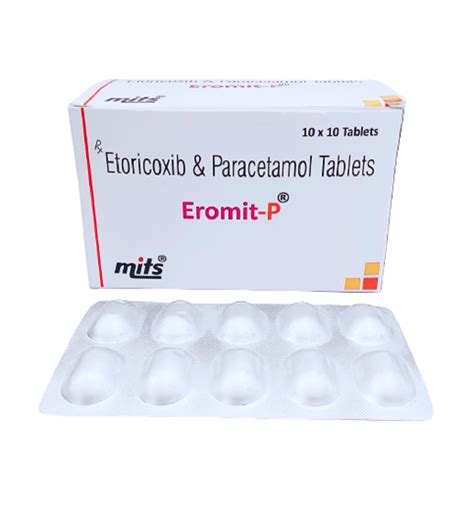 Etoricoxib 60 Mg Paracetamol325 Mg Tablets At Rs 1450 Box Etoricoxib