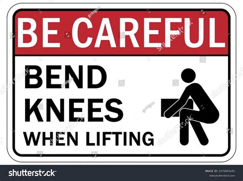 Lifting Instruction Sign Labels Stock Vector Royalty Free 2276941641