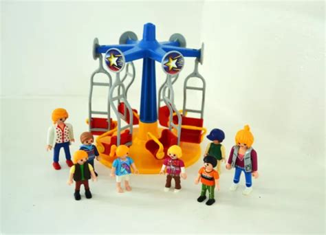 Playmobil Aire De Jeux Carrousel Man Ge Chaises Volantes