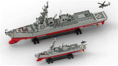 Lego Arleigh Burke Class Destroyer 1300 Review Pdf Flickr