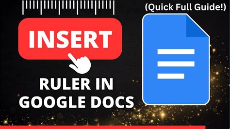 How To Insert A Ruler In Google Docs For Precise Formatting Google