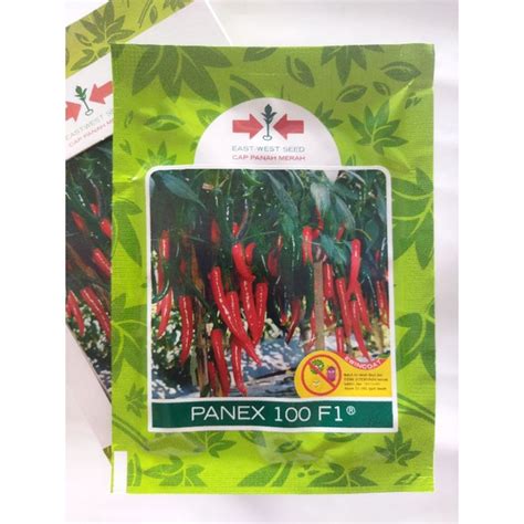 Jual Benih Cabe Besar PANEX 100 F1 Cabe Besar Cap Panah Merah Shopee