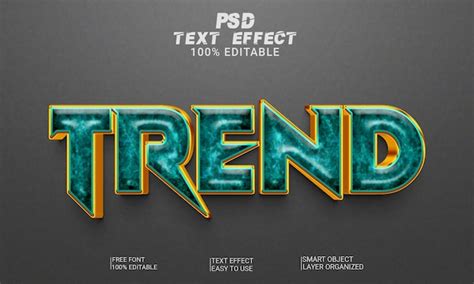 Premium Psd Trend D Editable Text Style Effect Premium Psd File With