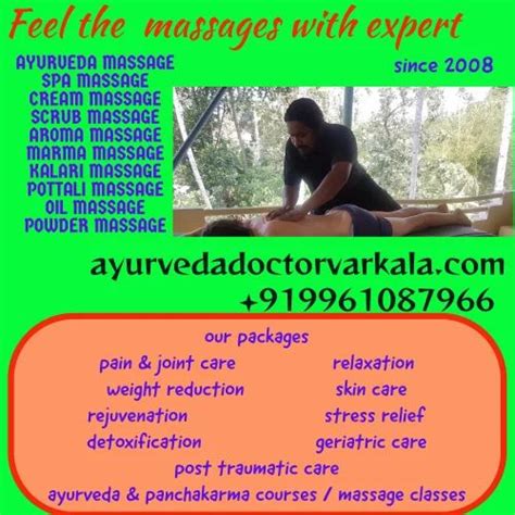 Traditional Ayurvedic Massage At Rs 1000 Session In Varkala