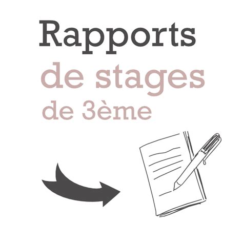 Aide à la rédaction des rapports de stages de 3ème à la bibliothèque