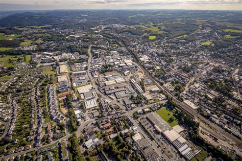 Luftaufnahme Lindenberg Stadtzentrum Im Innenstadtbereich In