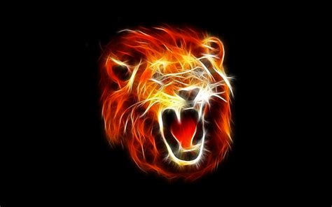 HD wallpaper: lion, roaring, 4k | Wallpaper Flare