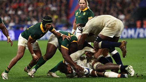 Mondial De Rugby L Afrique Du Sud Renverse L Angleterre Et Rejoint