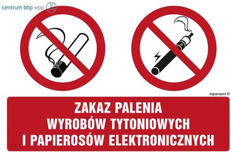 Nc Zakaz Palenia Wyrob W Tytoniowych I Papieros W Elektronicznych