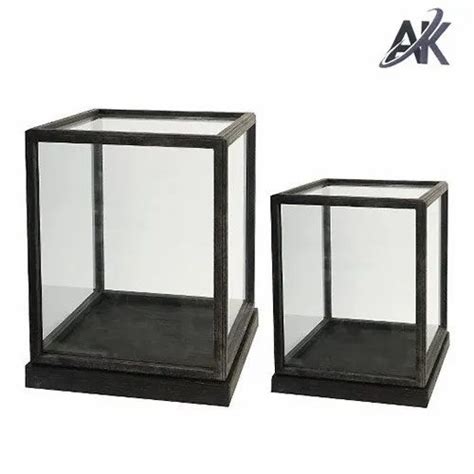 Black Glass Storage Boxes Size 14x10x10 Inches For For Storage At Rs