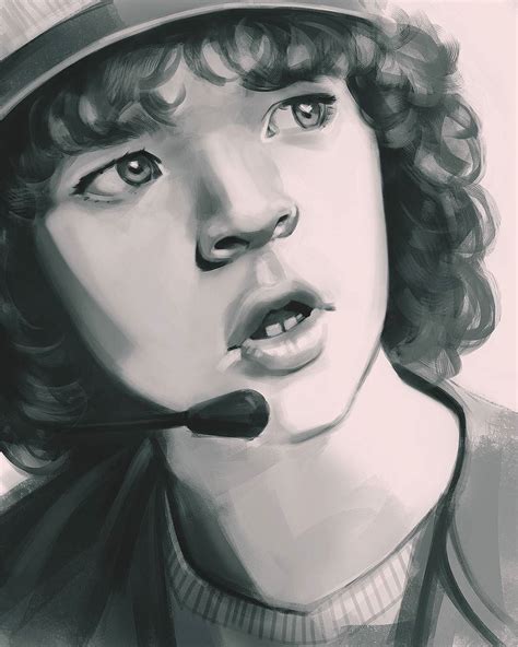 How To Draw Dustin From Stranger Things